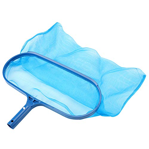 TOPINCN Pool Skimmer Blue Plastic Portable Deep Bag Leaf Skimmer Fine Mesh Net Swimming Pool Pond Tub Cleaning Tool Accessories