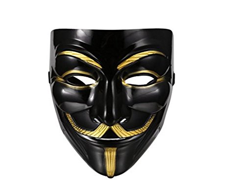 Pack of 2 V for Vendetta Mask Halloween Party fancy Cosplay