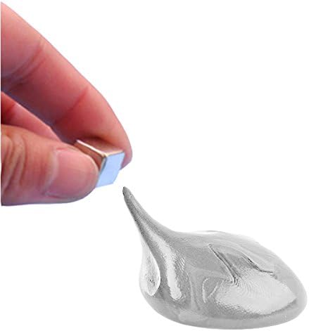 Magnetic Putty Slime Super Stress Reliever Infused With Iron Relaxing Fun Easter GiftsToy For Kids And Adults (Silver)