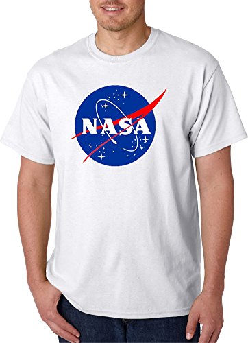 NASA Meatball Logo T-shirts, Small, White