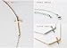 Sideways Cross Necklace 18k Gold Plated Stainless Steel Simple Small Cross Pendant From Ghome Offer Silver or Gold Color 18 Inches for Women Girls with Gift Box (Gold)
