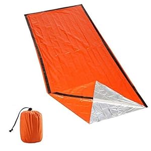 Ajing Slaapzakken, Outdoor Life Bivy Emergency Thermische Slaapzak Houd Warm Waterdicht Mywater Emergency EHBO Blanke…