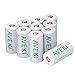 Rechargeable Cr123a Battery,AVEKI 650mah 3.7v Cr123a 16340 Li-ion Rechargeable Battery +Charger, Perfect Power For Flashlight, Photo Camera (10pack)