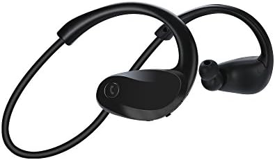 TriRanger Wireless Sport Stereo Bluetooth Headset for Outdoor Exercise with MIC and Sweatproof Warranty - Black