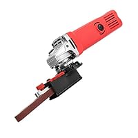 tlongtea65 DIY Portable, Lightweight, Ergonomic 800W M14 Sanding Belt Adapter Convert 115/125mm Angle Grinder to Belt Sander