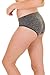 Kalon 6 Pack Women's Hipster Brief Nylon Spandex Underwear (Large, Basics)