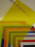 Jackdaw Express 20 x Vellum Coloured Translucent Tracing Paper A4 100gsm Choice of 15 Colours (Yellow)