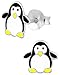 Hypoallergenic Sterling Silver Penguin Stud Earrings for Kids (Nickel Free)