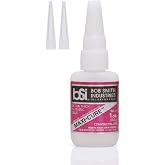 Bob Smith Industries BSI-135H Maxi-Cure&trade; Extra Thick CA Super Glue - High Viscosity Cyanoacrylate Adhesive for Plastic, Fiberglass, Metal - RC Cars, Archery Fletching - Clear (1 oz)