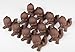 Pack of 24 Kewpie Babies - Brown Babies for Baby Shower Favors, Cake Decorations, Gender Reveals, and Baby Gift Decorations (Size: 2-1/2