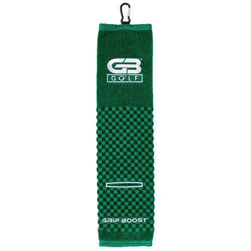 GB Tri-Fold Golf Bag Towel w/ Washing Pocket (Masters Green)