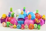 Moddan Shopkins Mini Figure Toy Topper Filled Easter Eggs - 20 Pieces