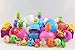 Moddan Shopkins Mini Figure Toy Topper Filled Easter Eggs - 20 Pieces