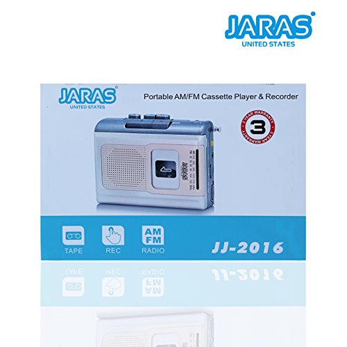 Jaras-Limited-Edition-Portable-AMFM-Radio-Personal-Cassette-Player-Compact-Lightweight-Design-Stereo-AMFM-Radio-Cassette-PlayerRecorder-Built-in-Speakers
