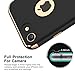 RANVOO iPhone 7 Case, Slim Fit Thin Hard Stylish Cover 3 in 1 Detachable Case, BLACK [CLIP-ON Series]