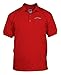 Cristian Chaplain Cross Embroidery Cotton Short Sleeve Polo Jersey Shirt Black X-Large