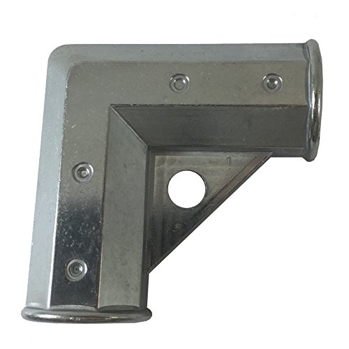 Chain Link Fence Gate Corner - 1-3/8" Gate Corner for Chain Link Gates - Gate Corner Includes Bolts for Easy Installation on Gate
