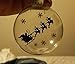 glasburg 80mm Clear Glass Disc Christmas Ornaments Set of 6