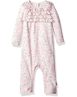 Baby Girls' Long Sleeve Organic Footless Coverall