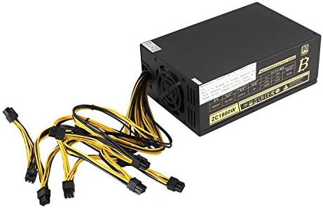 Silverfer Professional 1800W Vehicle Server Power Supply Miner Mining Dedicated Power Supply 6Pin For BTB Ant S5 S7 S9 A6 A7 L3 R4