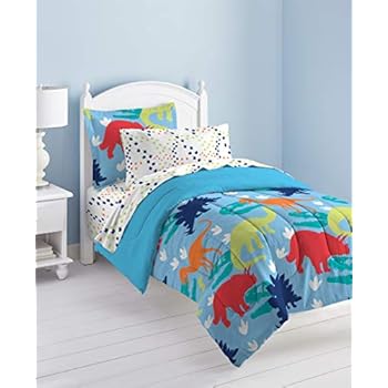 Amazon.com: Dream Factory Dinosaur Prints Boys Comforter