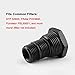 Universal Car Parts 5/8-24 to 3/4-16,13/16-16, 3/4 Motors Adapter for General Car Automotive - Black