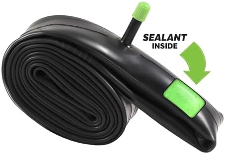 30059 Bike Inner Tube with Slime Puncture Sealant, Self Sealing, Prevent and Repair, Schrader Valve, 47/57 -559mm (26"x1.75-2.3")