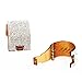 Diamond Semicircular Hair Clip Claw (Brown)
