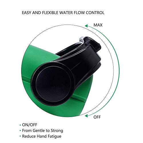 GREEN MOUNT 50ft Expandable Garden Hose, Lightweight Flexible Water Hose with 8 Function Spray Nozzle, Ultimate Non Kink Hose Easy to Storage - Thumbnail 5
