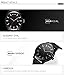 Men's Unique Analog Quartz Classic Business Casual Waterproof Dress Wrist Fashion Watch with Black Leather Band and Calendar Date Window Black