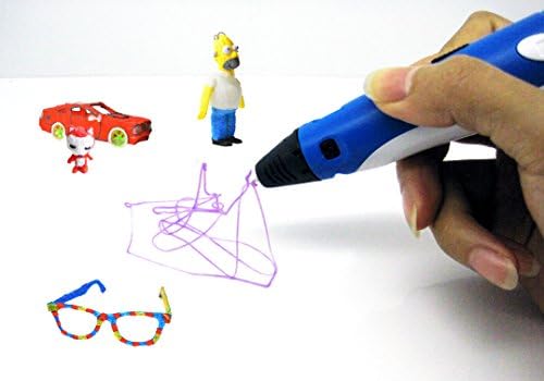 PREJOY 3D Printer Printing Intelligent Drawing Art paint PEN 1.75mm PLA ABS Filament Refill blue for kids adults
