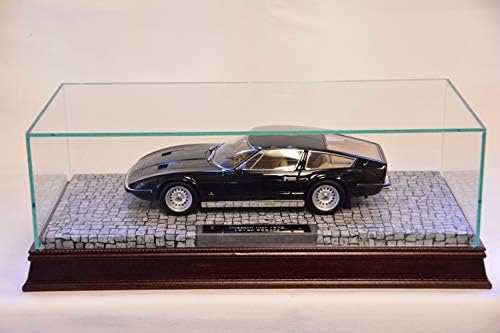 Display Cases The Glass, Wood, and Mirrored for 1:18 Scale Resin Models with a base