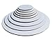 9 Inch Cake Circles – Pack of 25 Round Cardboard Cake Boards, White Corrugated, Sturdy & Greaseproof, 100% Food Safe – Cake Pads for Cakes, Pies, Pizza, Bakery & Decorating