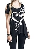 Inorin Women’s Cold Shoulder Short Sleeve Summer Casual Tunic Tops T Shirts