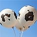SBYURE 36 Pcs Funny Cow Print Latex Balloons 12