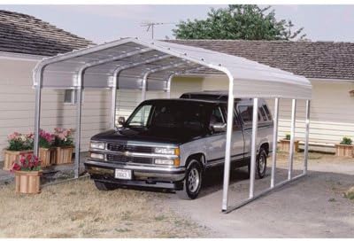 Amazon Com Versatube One Vehicle Steel Shelter 20ft L X 12ft W