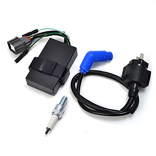 MOTO1988 Ignition Coil And Igniter CDI Box Spark Plug Compatible With Honda 350 TRX Rancher 350 TRX350 FE/FM/TE/TM 2x4 4x4 2000-2005 OEM 30410-HN5-671 In | Whizz Ignition Coils - Foto 9