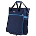 CALPAK Big Eazy Bright Check 20-inch Rolling Shopping Tote Bag,Navy Blue,One Size