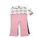 Yoga Sprout Baby-Girls Yoga Pants (Pack of 2), Ornamental, 3-6 Months