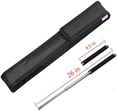 OLPJKHN Multifunction Defense Telescopic Stick/Hammer+Baton Holder 26 in