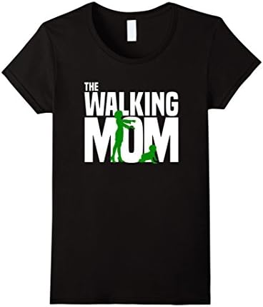 Womens Walking Mom Cool Graphic Mothers Dead Tshirt XL Black