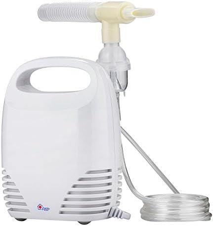 Compact Vaporizer Compressor System Cool Mist Inhaler with Full Mask Kit for Kids and Adults by Rodicoco - FDA &amp; ETL Certified