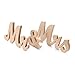 Huihuiyang Vintage Style Wooden Mr & Mrs Letters Sign DIY Decor for Wedding Decoration Table Decor Wedding