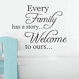 Rumas Family Removable Art Vinyl Mural Home Room Decor Wall Stickers
