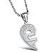 Dixivi Jewelry a Pair Valentine Couple Engraved 