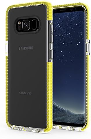 Galaxy S8+ Plus Case, ieeGo [Evo Clear Series] Shockproof/Anti-Scratch Samsung Galaxy S8+ Plus Slim TPU+TPE Soft Protective Case Cover 2017 Release (Green)