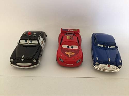 Pixar Cars Basic Characters Lightning McQueen The King Chick Hicks Diecast Toy Car 1:55 Loose Kids Toys Vehicle