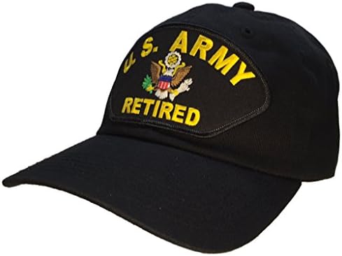 USNAVYSUBVET U.S. Army Retired Hat Black Ball Cap 100% Cotton