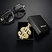 NYUK Gold Chain for Men with Dollar Sign Pendant Necklace (Style B 30'' length)