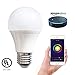 Smart A19 RGBW Tunable Yellow & Color LED Bulbs, Cxy WiFi APP-Smartphone controlled LED Light Bulbs, Multicolor, Dimmable White, Works with Amazon Alexa , 50-Watt Equivalent.(Silver)